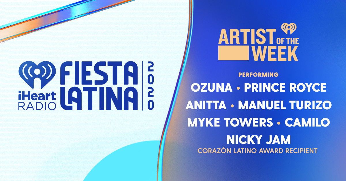 AOTW iHeartRadio Fiesta Latina 2020_Banner