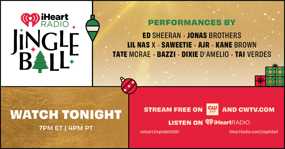 AOTW_iHeartRadio Jingle Ball Lineup 2021_Banner