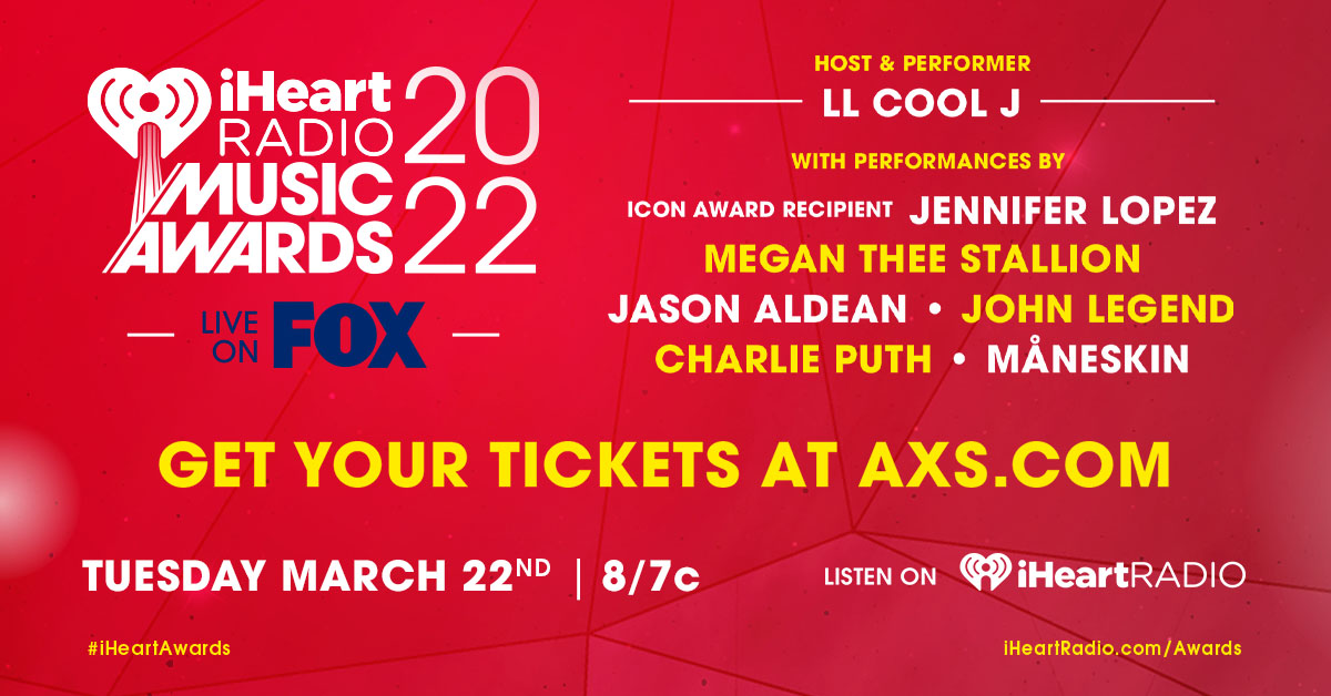 AOTW_iHeartRadio Awards 2022 Lineup_Banner