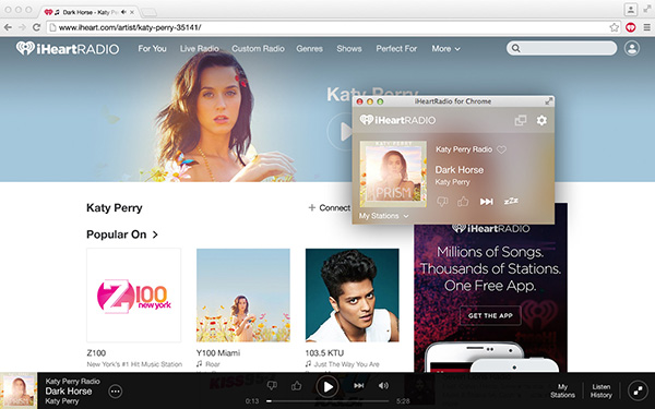 Introducing the iHeartRadio Extension for Google Chrome